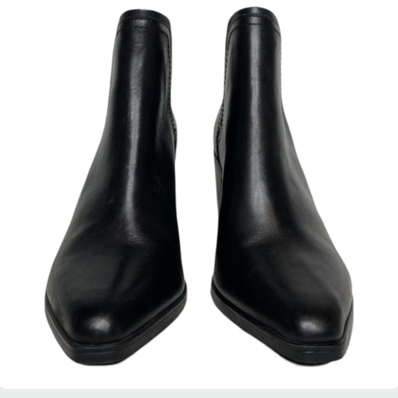 Steve Madden Havannah Black Leather Ankle Booties Size 7.5 NEW - Picture 3 of 11